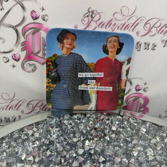 Anne taintor tray mini plate serve dish funny humour vintage retro pin up girl - Picture 5 of 10